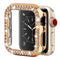 Diamond Gold Bumper Case for iWatch 40mm with tempered glass built in