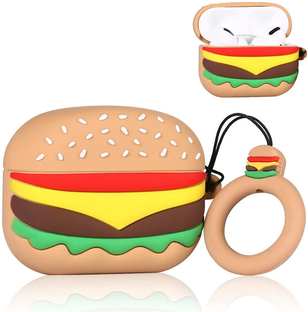Air Pods Pro 3D Silicone Case Hamburger