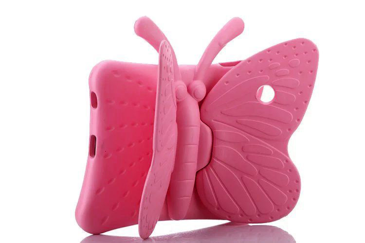 Hot Pink Butterfly iSpongy Shock Proof Eva Case iPad Pro/Air 10.5" & 10.2"