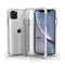 White iPhone 12 PRO MAX 6.7 TPU Bumper Ultra Clear Back TPU Shockproof