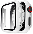 44mm Bumper case White for iWatch with tempered glass built in