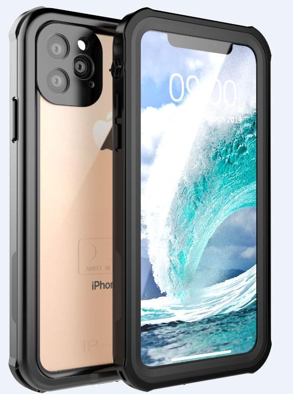 Black for iPhone 14 Pro Waterproof Case
