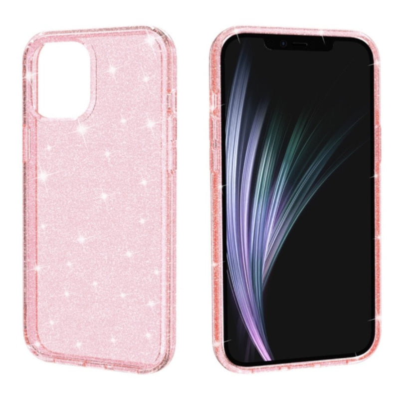 Pink iPhone 13 PRO Glitter TPU Bumper