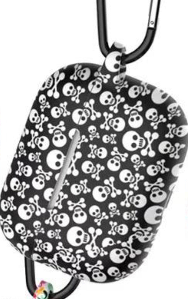 Skull Design Air Pods PRO Silicone Case