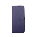 iPhone 12 5.4 Lux Multi Card Wallet With Strap Blue