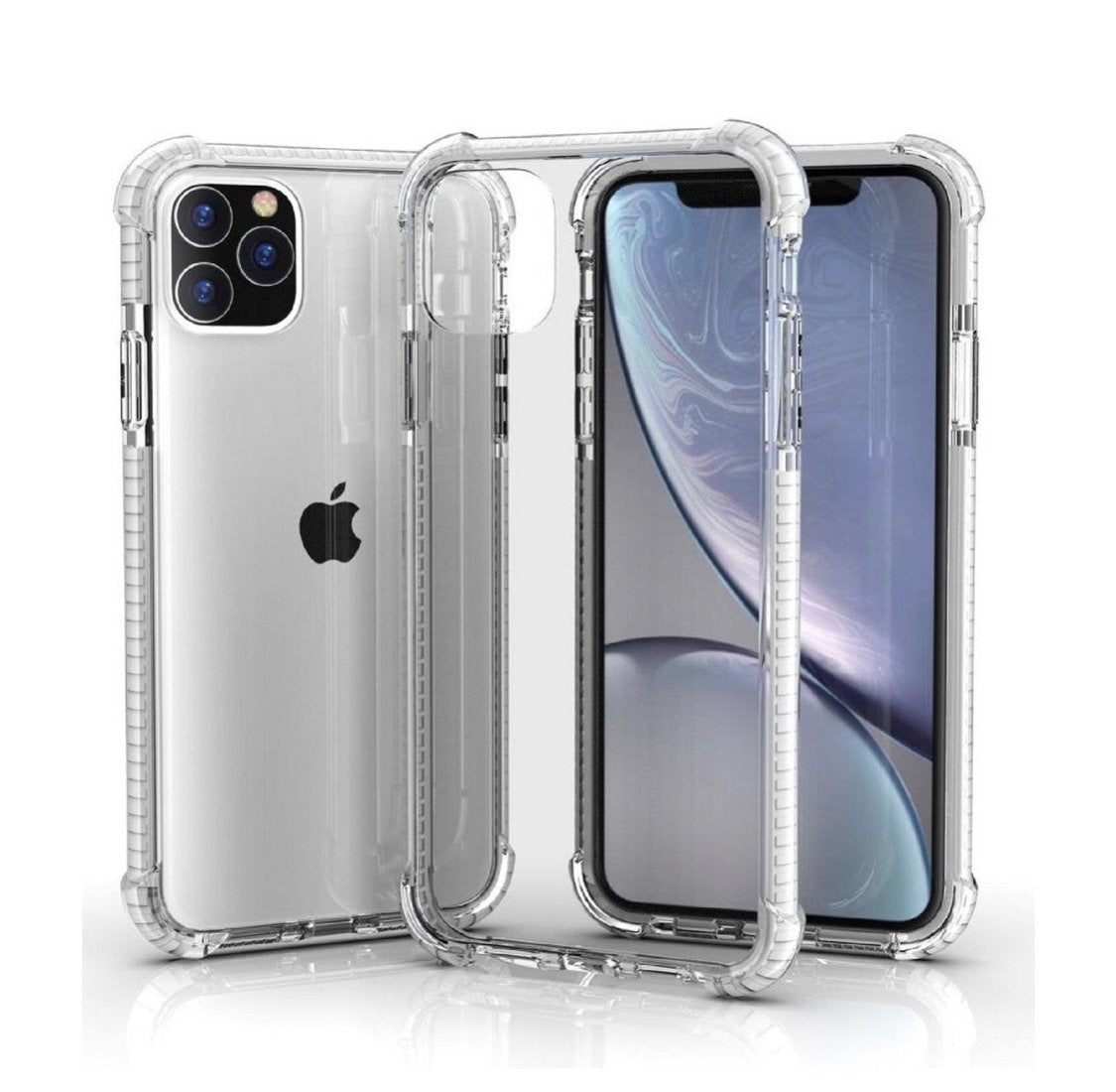 White iPhone 13 PRO MAX TPU Bumper Ultra Clear Back TPU Shockproof