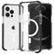 Black iPhone 13 PRO MAX  Magnetic Compatible TPU Bumper Ultra Clear Back TPU Shockproof