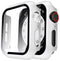 40mm Bumper case White for iWatch with tempered glass built in