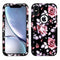 iPhone XS MAX Aries Design Pink Rose Black
