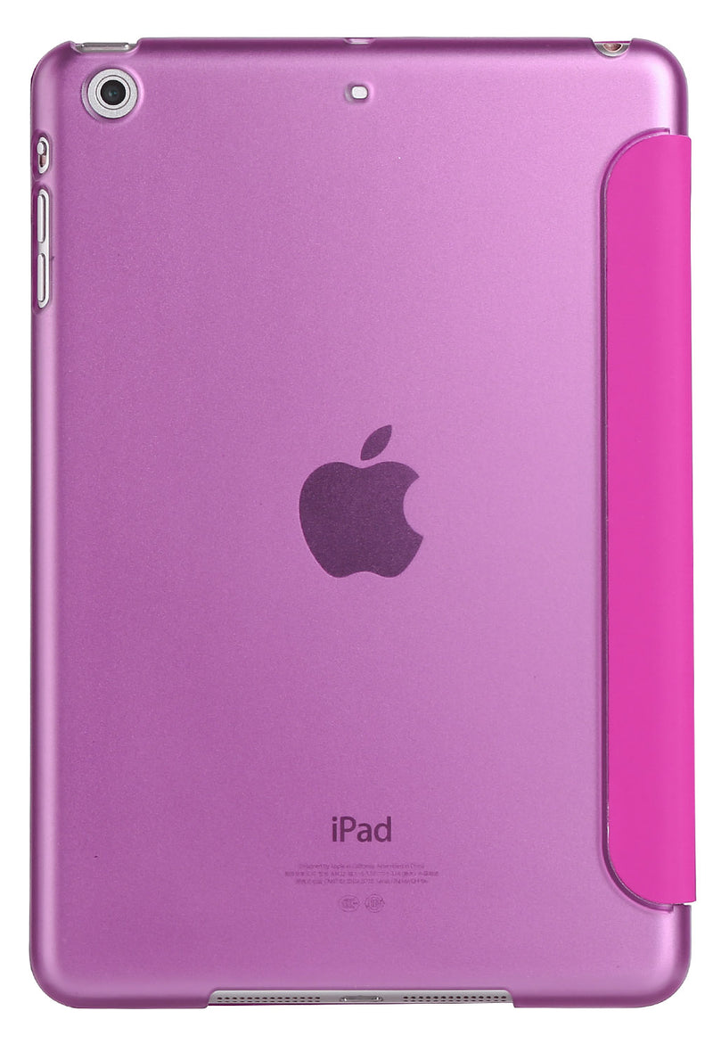 iPad 2/3/4 9.7" Smart Cover with Sleep Mode Clear Back Pink