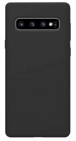 Black Galaxy S10 Plus Soft Silicone Case