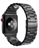 iWatch Stainless Steel MetalBand 42"/44"/45"/49" Black