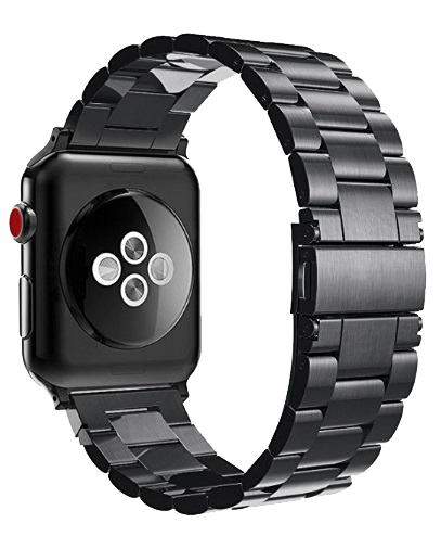 iWatch Stainless Steel MetalBand 42"/44"/45"/49" Black