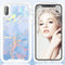 Blue  iPhone XS MAX Heavy Duty Marble Case
