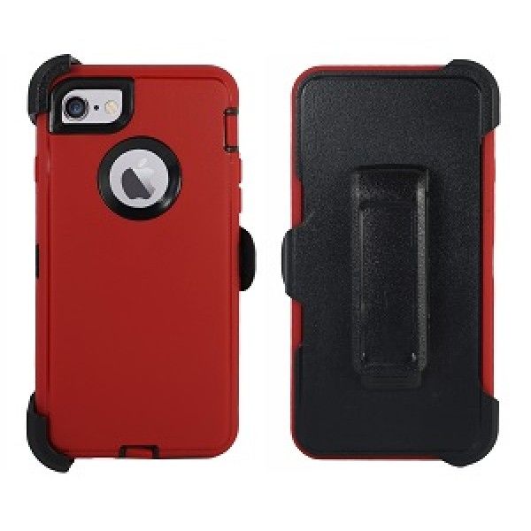 iPhone 8/7 Heavy Duty Case Red