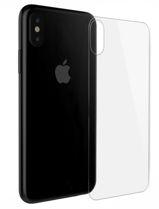iPhone X/XS Back Tempered Glass Clear