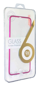 iPhone 8/7 Tempered Glass Metal Frame Pink