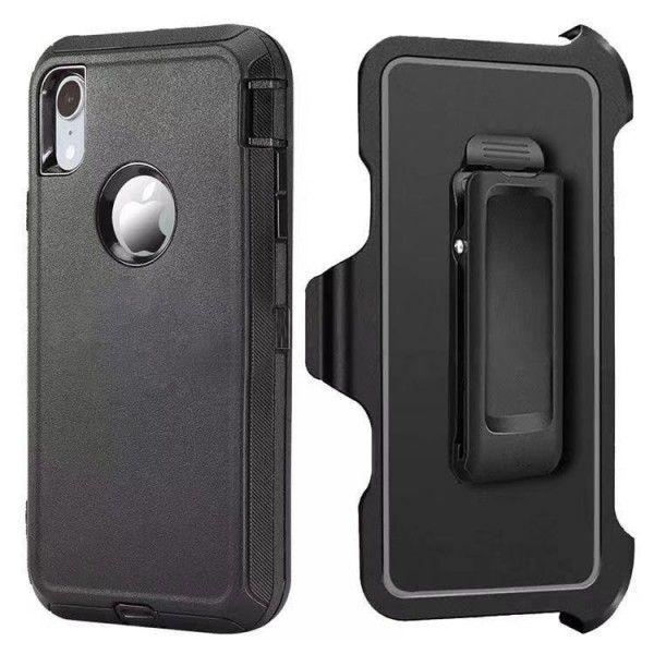 Black iPhone XS MAX Heavy Duty Case