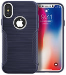 iPhone X/XS Carbon INT Case Navy Blue