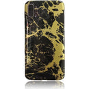 iPhone X/XS Marble Case Black Gold Shiny Finish 3D Print