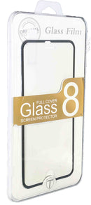 iPhone 8/7 Plus Tempered Glass Metal Frame Black