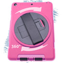 iPad Air Heavy Duty Case with Black Strap Pink