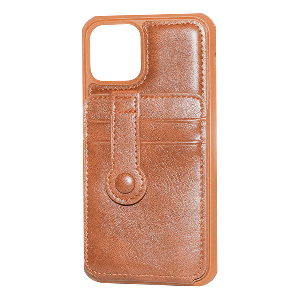 Brown iPhone 11 Back Wallet case