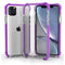Purple iPhone 11 6.1 TPU Bumper Ultra Clear Back TPU Shockproof
