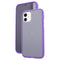 Purple TPU Frame Black Button Soft Texture iPhone 11