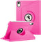 Hot Pink iPad Mini 6 2021 PU Leather Folio Folding 360 Case