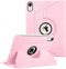 Light Pink iPad Mini 6 2021 PU Leather Folio Folding 360 Case