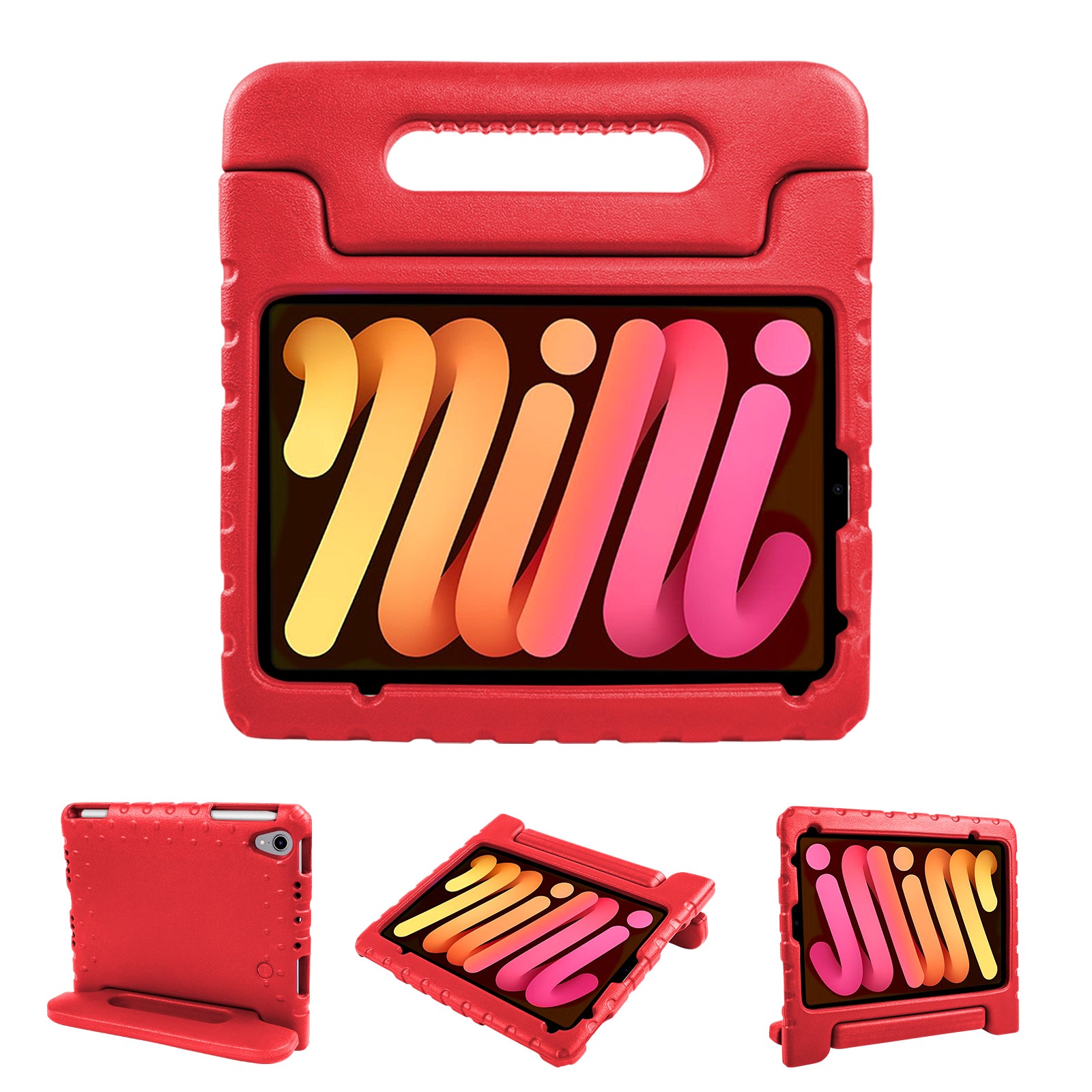 Red iSpongy Shock Proof Eva Case for iPad Mini 7 / Mini 6