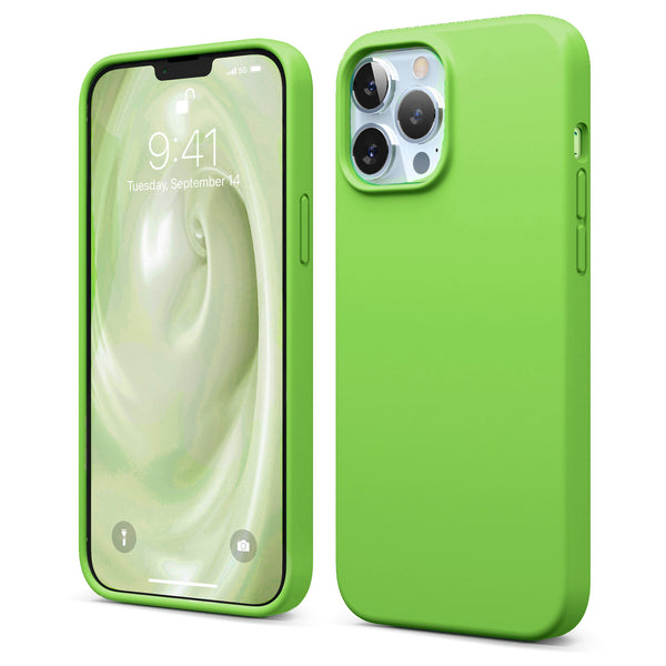 Neon Green iPhone 12 6.1 Soft Silicone Case