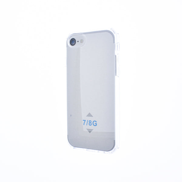 Clear iPhone SE/8/7/6 Hard Back TPU