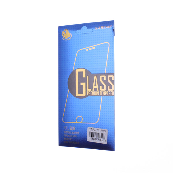 Clear iPhone iPhone 11 Pro / X / XS Glue Tempered Glass 5.8"