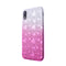 iPhone XS MAX Glitter TPU Two Tone with Hearts Pink