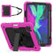 Pink iPad Mini 1/2/3 Square Heavy Duty Case with Black Strap