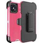 iPhone 13 PRO MAX Heavy Duty Case Pink White