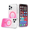 Pink Gradient Case with Magnetic Compatibility for iPhone 14 Pro