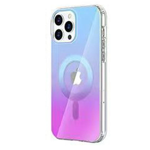 Blue and Purple Gradient Case with Magnetic Compatibility for iPhone 14 Plus 6.7