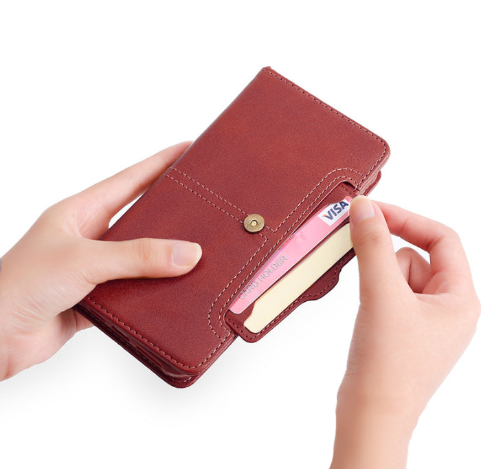 Red iPhone 13 Pro Folio Wallet Premium Detachable case