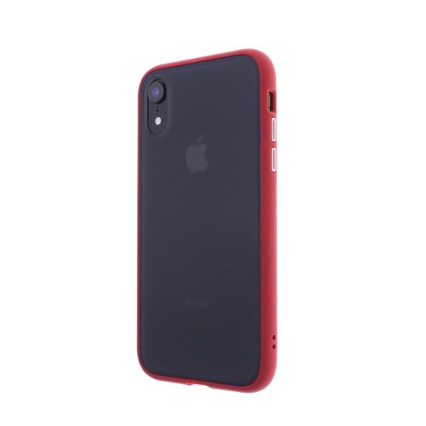 RED TPU Frame Red Button Soft Texture iPhone X/XS