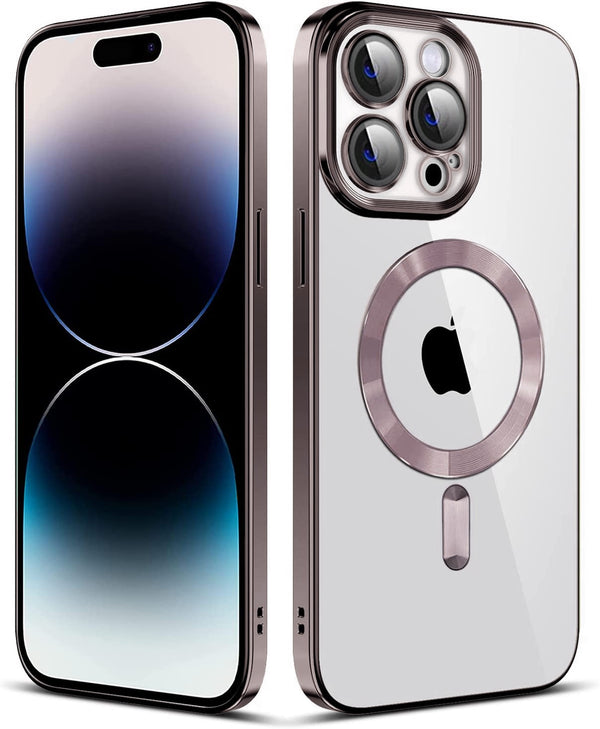 Rose Gold Soft TPU Case with Magnetic Compatibility for iPhone 11