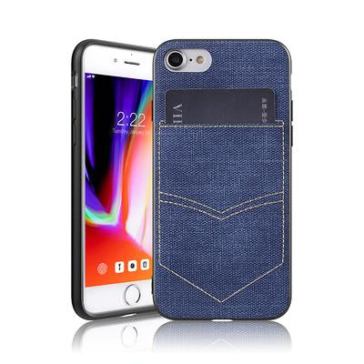 Galaxy S8 Plus Jeans Case With PocketBlue