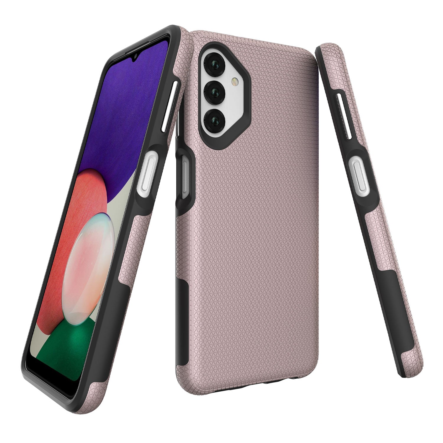 Rose Gold Galaxy A33 5G Triangle Case
