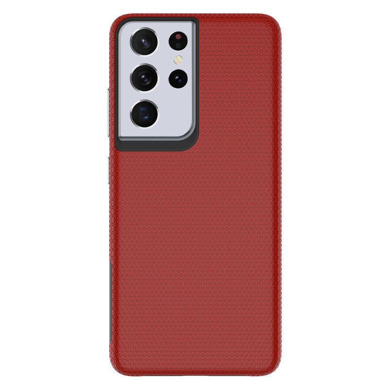 Galaxy S21 Ultra Triangle Case Red