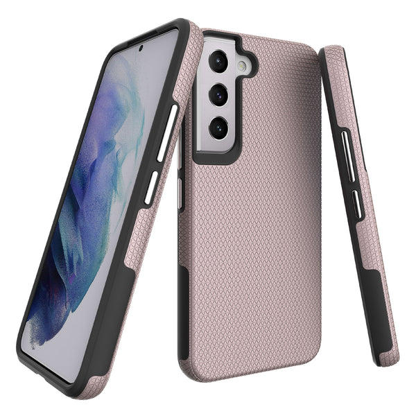 Rose Gold Samsung S22 Triangle Case