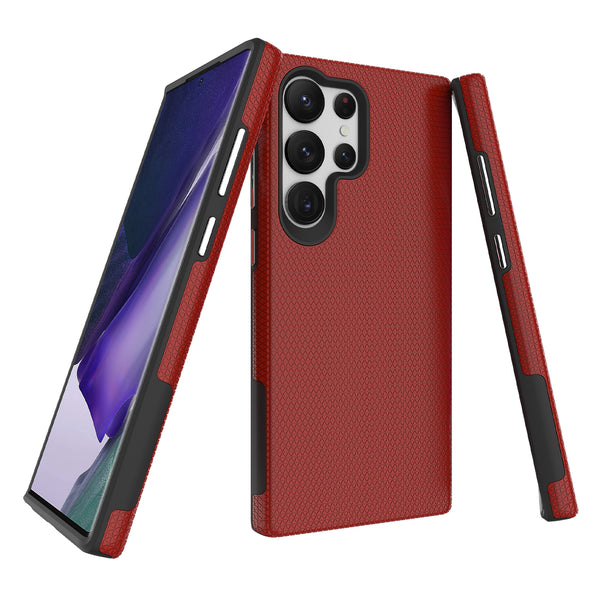 Red Samsung S23 Ultra Triangle Case