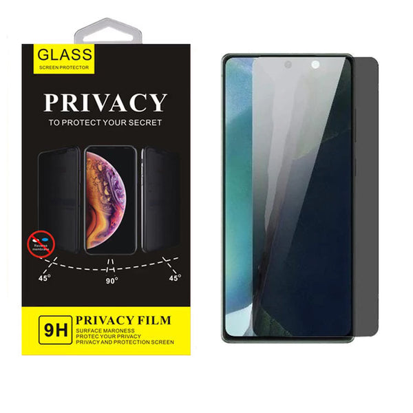 Privacy Galaxy NOTE 20 Tempered Glass 3D Clear Frame Black
