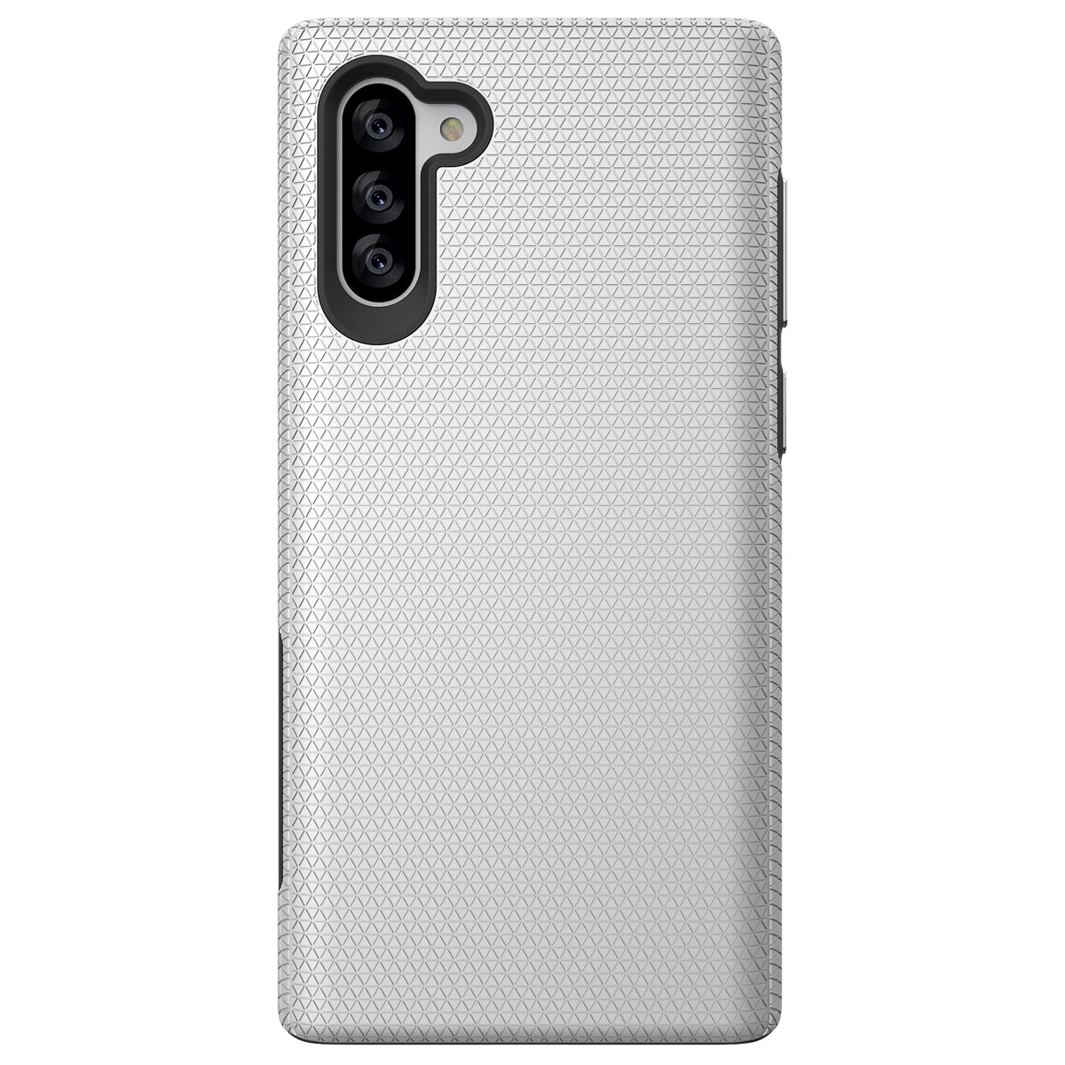 Silver Galaxy NOTE 10 Triangle Case With Package